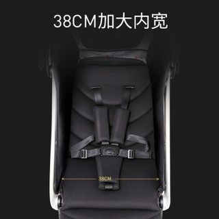 Pouch 帛琦 A70 可折叠轻便四轮推车 骑士黑