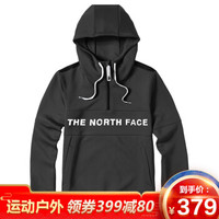 TheNorthFace 北面19秋冬针织上衣男户外卫衣吸湿排汗帽衫 46HC HP1/黑色 XL/180
