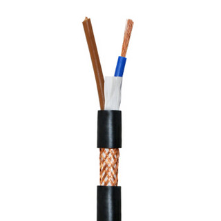 普天汉飞（POTEL） RVVP 2×0.5 平方 屏蔽电源信号传输用 铜芯软护套线 200米 黑色