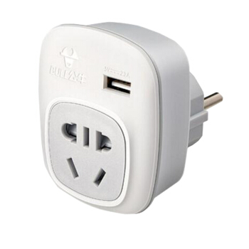 公牛gn-911g 德标转国标 电源转换器插座/转换插头适合国外使用带usb