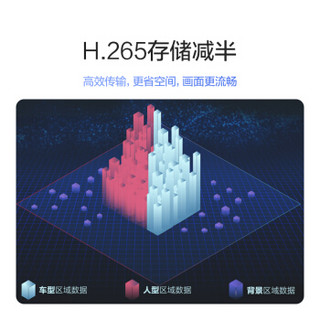 萤石摄像头 500万星光级监控套装 C5HC+X5S 8路 2T硬盘2台摄像机 POE供电 50米红外夜视 家用室外高清