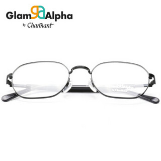 CHARMANT/夏蒙眼镜框 GA系列男女时尚经典圆框光学近视眼镜架 GA38027BK