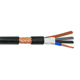 普天汉飞（POTEL） RVVP 4×0.75 平方 屏蔽电源信号传输用 铜芯软护套线 200米 黑色