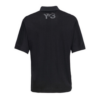 Y-3 CLASSIC POLO男士短袖POLO衫基础款30-FJ0341 黑色 L