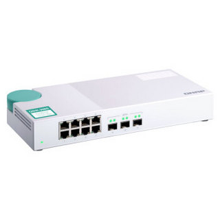 威联通（QNAP）QSW-308S  8口千兆+3口万兆非网管型桌面式企业级网络交换机