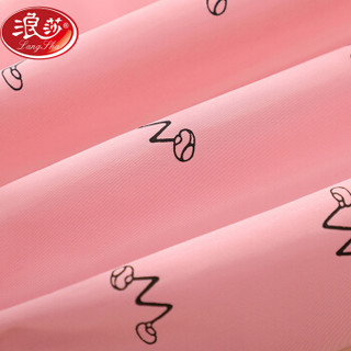 浪莎袖套女冬韩版可爱办公室工作学生写字防污耐磨套袖（一双装）LSSQ-A045-8015 粉色
