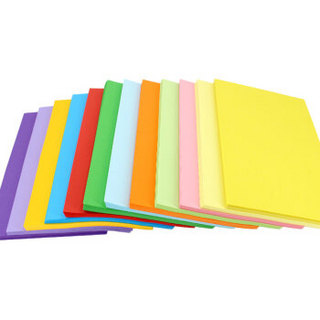 信发（TRNFA）彩纸A4复印纸/手工折纸DIY卡纸剪纸/彩色打印纸/荧光绿色70克500张