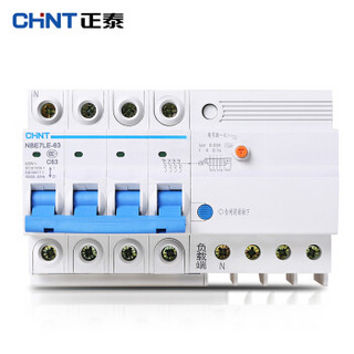 CHNT 正泰 NBE7LE-63 4P C63 30MA 漏电保护器