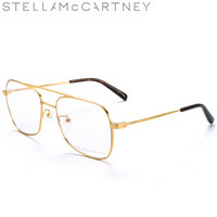 丝黛拉麦卡妮(StellaMcCartney)眼镜框女 镜架 透明镜片金色镜框SC0217O 001 56mm