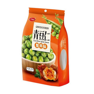 泰山 休闲零食 青豆仁 豌豆瓜子坚果炒货特产小吃 蟹黄味298g/袋