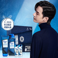 海飞丝冬季限量版洗发水500ml+护发素200ml送致美80ml*2 小魔方礼盒 王一博灵感