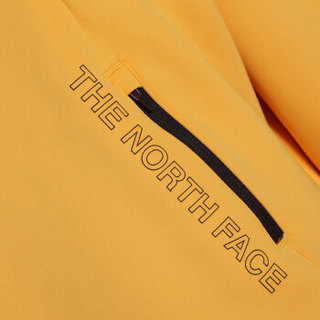 北面卫衣 TheNorthFace 19秋冬运动帽衫套头上衣短款卫衣舒适透气外套 黄色/70M XL