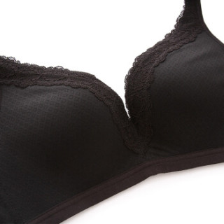 商品都市丽人内衣女秋冬透气无钢圈中模杯光面蕾丝边舒适柔软亲肤婴肌