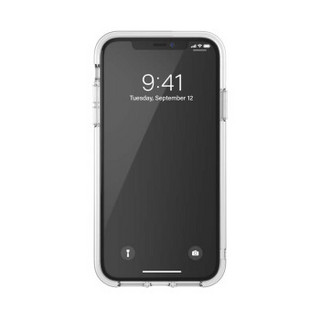 adidas iPhone 11苹果手机壳保护套6.1英寸防摔大logo透明款-三条纹