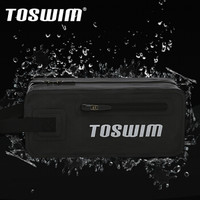 拓胜(TOSWIM)游泳包干湿分离防水包健身背包海边沙滩功能防水4L手提包墨鱼黑
