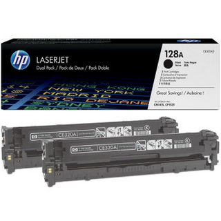 惠普（HP官网） CE320AD HP 128A 黑色激光打印硒鼓双套装 （适用LaserJet CP1525/CM1415）