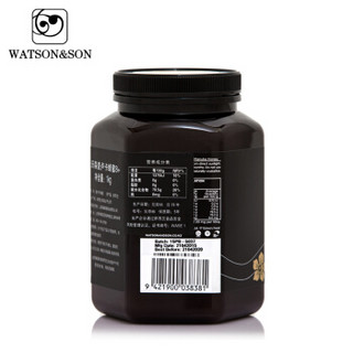 沃森（Watson&son）麦卢卡蜂蜜 MANUKA 8+1000g瓶manuka honey 天然纯蜂蜜进口蜂蜜