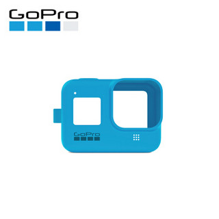 GoPro 运动相机配件 硅胶保护套 + 挂绳 (晴空蓝) 适用于HERO8