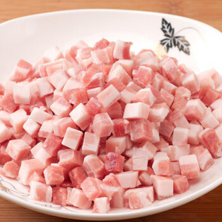 商品鹏程 猪五花肉丁 1kg 免切去皮猪肋条肉 红烧肉炸酱肉丁粉蒸肉