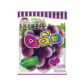 商品旺旺 旺仔qq糖 葡萄味 70g*60 整箱