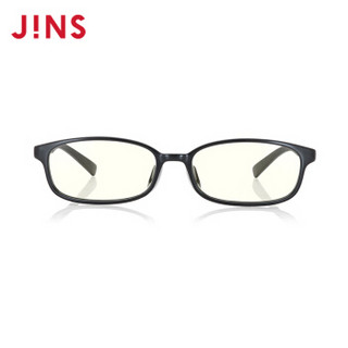 日本睛姿（JINS）男女TR轻量防蓝光防辐射眼镜25%电脑护目镜FPC19S101 494黑色