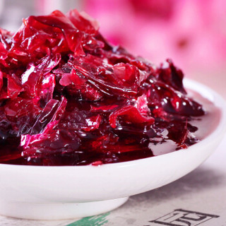 dianyuan 滇园 玫瑰酱 0脂肪蜂蜜云南特产冲饮冰粉配料月饼馅料花酱果酱400g