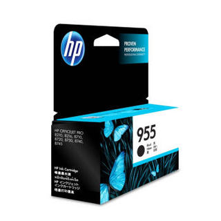 HP 惠普 L0S60AA 955原装 黑色墨盒 标准装