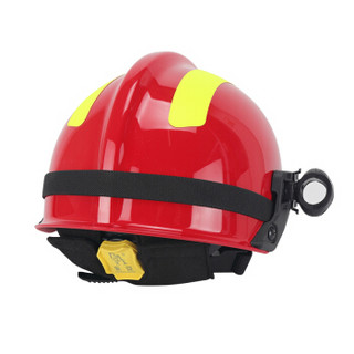 东安 17款消防头盔抢险救援头盔带护目镜带灯架消防灭火救援头盔消防员安全帽红色防护头盔 消防器材定制