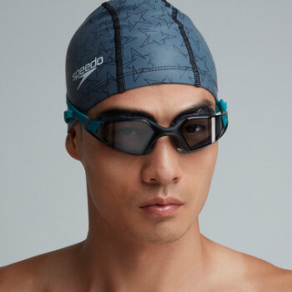 Speedo/速比涛 专业训练 大框 大视野 防雾 柔软贴合泳镜 812266D642 绿色/灰色均码