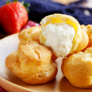 商品轻肴食品 原味冰心泡芙58g/袋*2