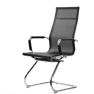 金海马/kinhom 办公椅 椅子 弓形带扶手 网布会议椅（1.5管壁厚） 7690-HZ-Z01