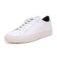 COMMON PROJECTS 男士白色皮革系带板鞋运动鞋 2160 0506 43码