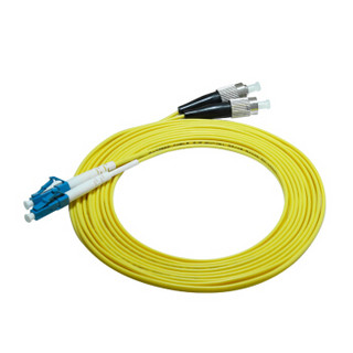 华科易讯 电信级光纤跳线FC-FC/SC/LC可选 10米单模单芯 9/125 HK-TL01 光设备连接线