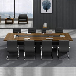 佐盛现代简约会议桌洽谈桌员工培训桌长条桌办公桌 6.0米*1.6米