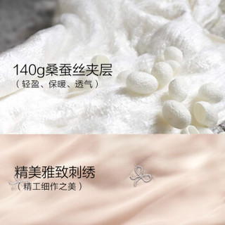 JINSANTA 金三塔 保暖内衣女绗缝圆领V领保暖背心上装NSF9D731+NSF9D732 V领-香槟粉 L