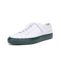 COMMON PROJECTS 男士白色绿色皮革系带板鞋运动鞋 2162 0590 42码