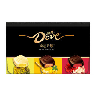 德芙 Dove 奇思妙感巧克力 休闲食品 婚庆糖果礼品 办公室零食 72g