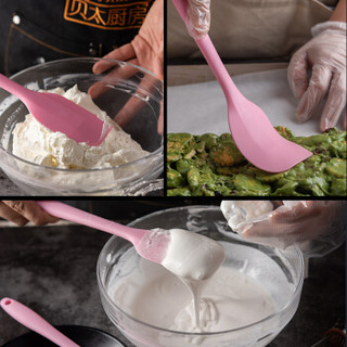 百钻硅胶刮刀硅胶刷组合 其它烘焙器具大号家用烘培蛋糕月饼工具 送刮板