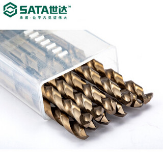 世达 SATA 52375 10件套直柄含钴麻花钻7.5MM