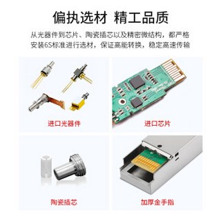 博扬SFP光模块百兆155M单模双纤(1310nm,15km,LC)兼容H3C SFP-FE-LX-SM1310