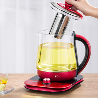 TCL （TA-JM1802A ）  煮茶器养生壶电水壶热水壶蒸汽喷淋式 不锈钢烧水壶黑茶煮茶壶茶具