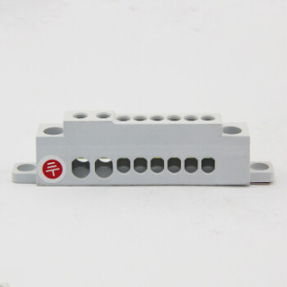 配电箱用大电流8孔零线端子地线铜端子配电箱地排接线地排tcl型10个