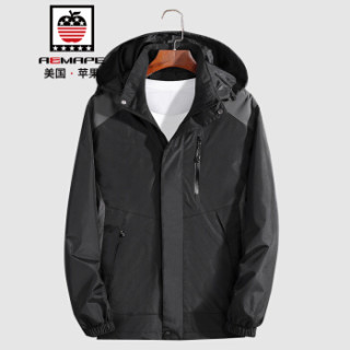 美国苹果男女冲锋衣2019秋冬季潮牌户外滑雪服装薄款外套防刮风拒水