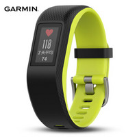 佳明（GARMIN）GPS智能运动手环 vivosport 绿色大号手环 心率男女跑步手环 防水触摸久坐提醒运动健康手环