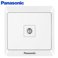 Panasonic 松下 开关插座 电视插座 有线电视墙壁弱电面板 雅悦白色 WMWA301-N