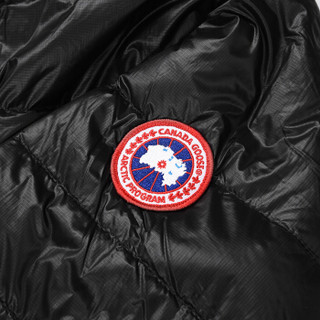 CANADA GOOSE 加拿大鹅 女士黑色锦纶连帽中长薄款羽绒服 2710L 539 S码