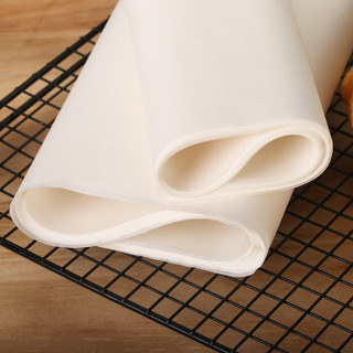 展艺 烘焙工具 硅油纸 烧烤烤肉锡纸蒸笼纸垫 烤箱烤盘工具用纸50张 35cm