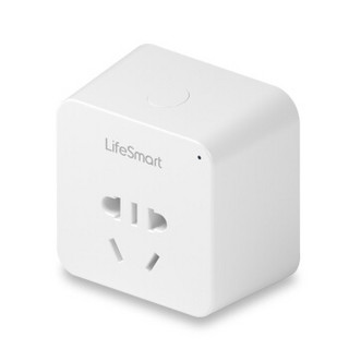 LifeSmart智能家居wifi插座 手机远程定时五孔开关面板阻燃即插即用 支持京鱼座小爱音箱声音控制