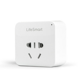 LifeSmart智能家居wifi插座 手机远程定时五孔开关面板阻燃即插即用 支持京鱼座小爱音箱声音控制