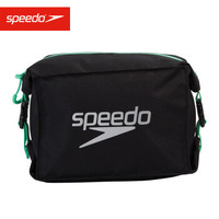 SPEEDO 速比涛 男女通用迷你运动泳包 5升 泳镜泳帽泳衣收纳袋 健身包防水包包黑色/绿色809191D712 均码